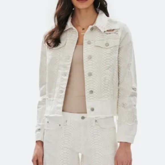 Blue Revival White Snake Jacket - Picture 1 of 4